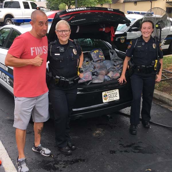 stuff the bus trunk full