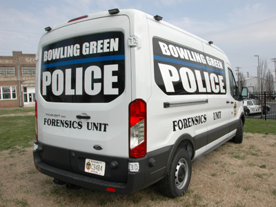 police forensics van