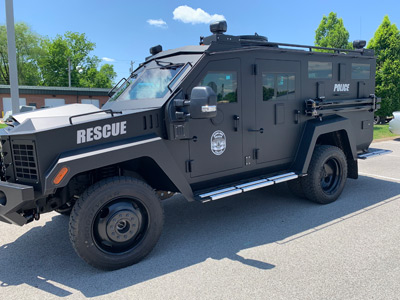 police rescue vehicle