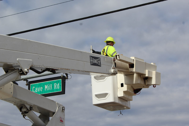 bucket traffic light